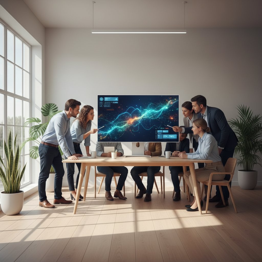 Zespół Siraxu podczas szkolenia z narzędzi AI