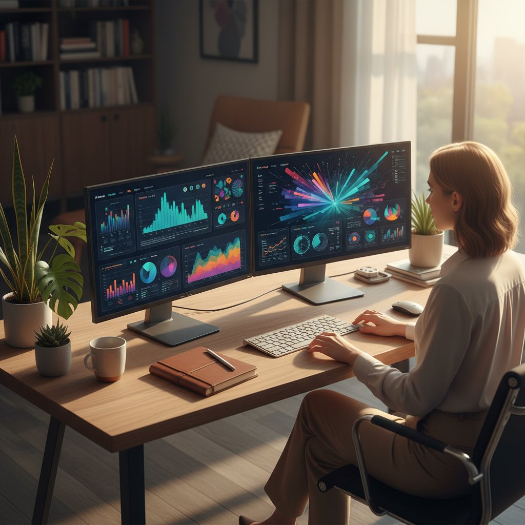 Uczestnicy kursu pracujący z narzędziami sztucznej inteligencji